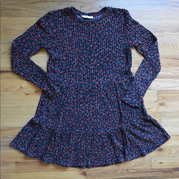 Zara Dresses & Skirts - Zara Trafaluc women’s medium floral babydoll dress- Black